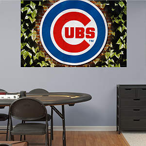 Chicago Cubs Ivy Logo Mural Fathead Wall Decal